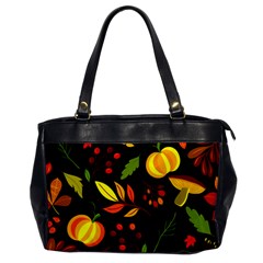 Pumpkin Fall Autumn October Oversize Office Handbag by Wegoenart