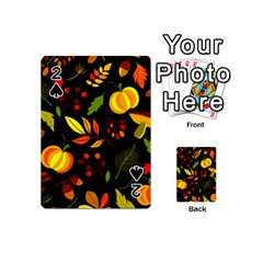 Pumpkin Fall Autumn October Playing Cards 54 Designs (mini) by Wegoenart