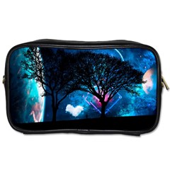 Tree Trees Surreal Universe Silhouette Toiletries Bag (two Sides)