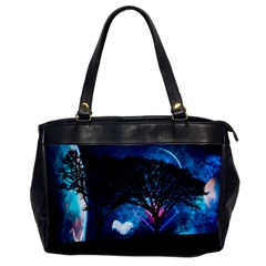 Tree Trees Surreal Universe Silhouette Oversize Office Handbag by Wegoenart