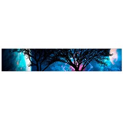 Tree Trees Surreal Universe Silhouette Large Flano Scarf  by Wegoenart