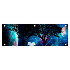 Tree Trees Surreal Universe Silhouette Banner And Sign 6  X 2 