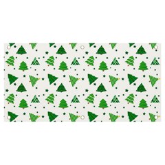 Christmas Tree Pattern Design Banner And Sign 4  X 2 