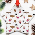 Children Wallpaper Background Star Ornament (Two Sides) Back