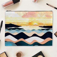 Sea Waves Wave Painting Ocean Water Cosmetic Bag (xl) by Wegoenart