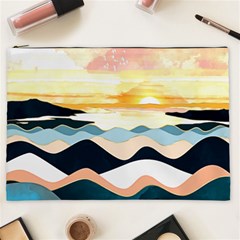 Sea Waves Wave Painting Ocean Water Cosmetic Bag (xxl) by Wegoenart