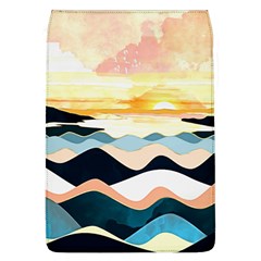 Sea Waves Wave Painting Ocean Water Removable Flap Cover (l) by Wegoenart