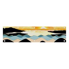 Sea Waves Wave Painting Ocean Water Banner And Sign 4  X 1 