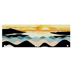 Sea Waves Wave Painting Ocean Water Banner And Sign 6  X 2 