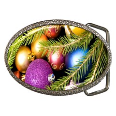 Background Of Christmas Decoration Belt Buckles by artworkshop