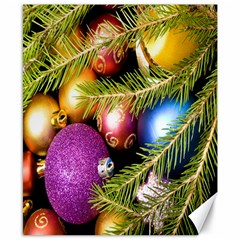 Background Of Christmas Decoration Canvas 8  X 10  by artworkshop