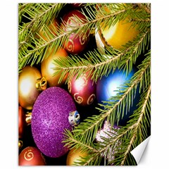 Background Of Christmas Decoration Canvas 11  X 14  by artworkshop