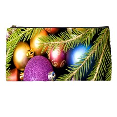 Background Of Christmas Decoration Pencil Case by artworkshop