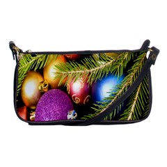 Background Of Christmas Decoration Shoulder Clutch Bag by artworkshop