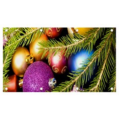 Background Of Christmas Decoration Banner And Sign 7  X 4 