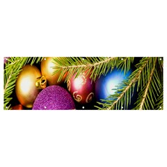 Background Of Christmas Decoration Banner And Sign 12  X 4  by artworkshop