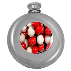 Beads Round Hip Flask (5 Oz) by artworkshop