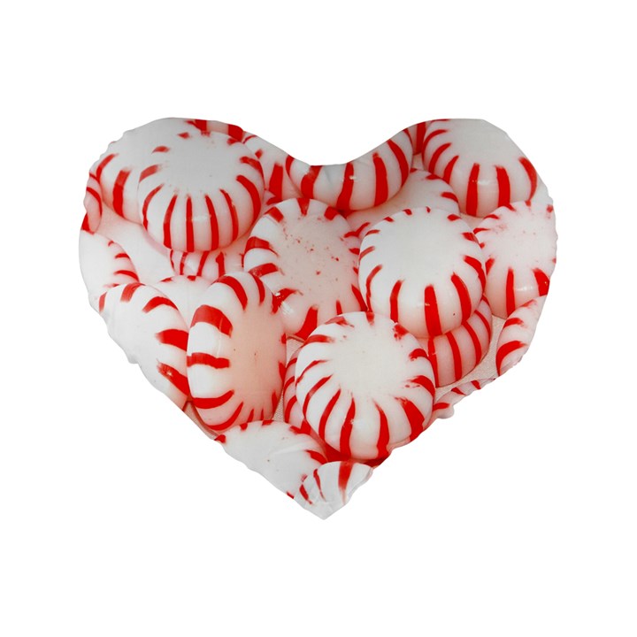 Candy Standard 16  Premium Flano Heart Shape Cushions