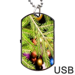 Christmas Candy 2 Dog Tag Usb Flash (one Side) by artworkshop