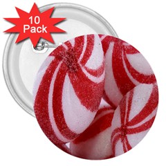 Christmas Candy 3  Buttons (10 Pack)  by artworkshop