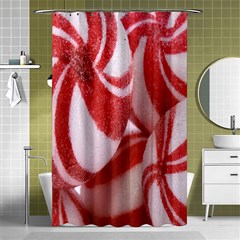 Christmas Candy Shower Curtain 48  X 72  (small)  by artworkshop