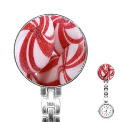 Christmas Candy Stainless Steel Nurses Watch by artworkshop