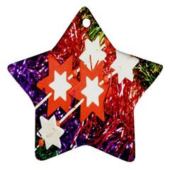 Christmas Decoration 3 Star Ornament (two Sides) by artworkshop