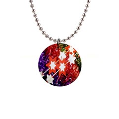 Christmas Decoration 3 1  Button Necklace by artworkshop