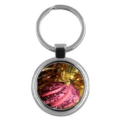 Christmas Decoration 4 Key Chain (round) by artworkshop