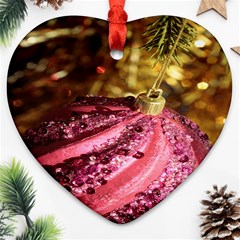 Christmas Decoration 4 Heart Ornament (two Sides) by artworkshop