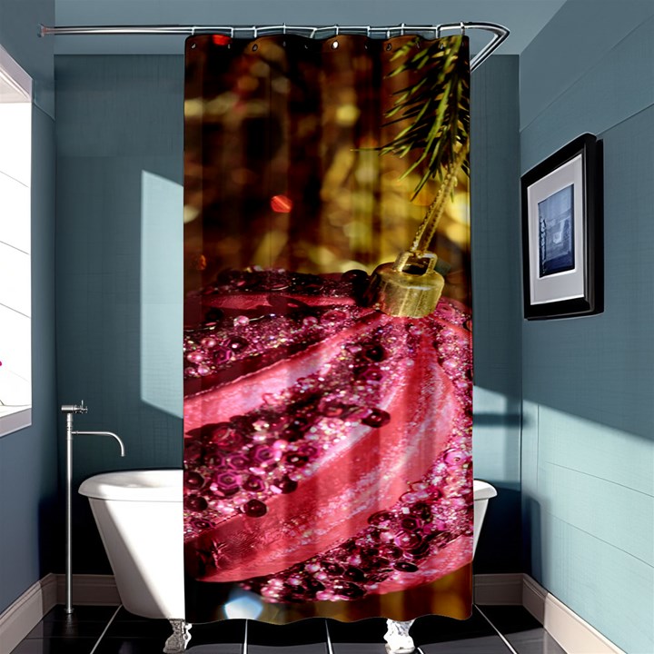 Christmas Decoration 4 Shower Curtain 36  x 72  (Stall) 