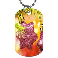 Christmas Decoration 5 Dog Tag (one Side) by artworkshop