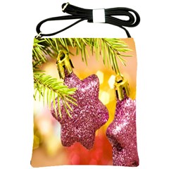 Christmas Decoration 5 Shoulder Sling Bag by artworkshop