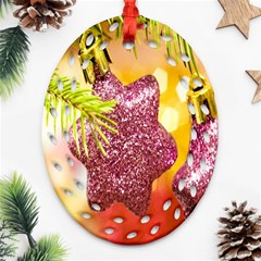 Christmas Decoration 5 Ornament (oval Filigree) by artworkshop