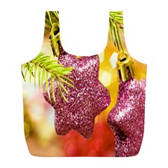 Christmas Decoration 5 Full Print Recycle Bag (l) by artworkshop