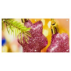 Christmas Decoration 5 Banner And Sign 4  X 2 