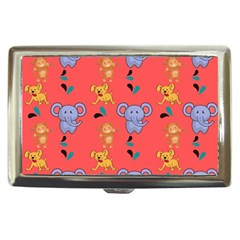 Elephant Cartoon Animal Monkey Cigarette Money Case by Wegoenart