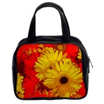 Flower Daisies Bloom Blossom Classic Handbag (Two Sides) Front