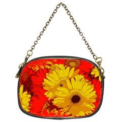 Flower Daisies Bloom Blossom Chain Purse (one Side) by Wegoenart