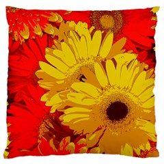 Flower Daisies Bloom Blossom Standard Flano Cushion Case (one Side) by Wegoenart