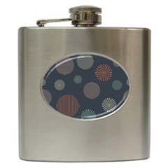 Background Pattern Wallpaper Hip Flask (6 Oz) by Wegoenart