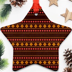 Geometric Pattern Diamond Art Pattern Ornament (Star)