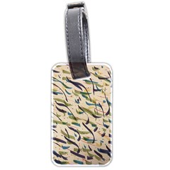 Abstract Pattern Freestyle Painting Luggage Tag (two Sides) by Wegoenart