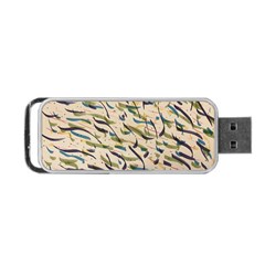 Abstract Pattern Freestyle Painting Portable Usb Flash (two Sides) by Wegoenart