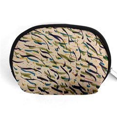 Abstract Pattern Freestyle Painting Accessory Pouch (medium) by Wegoenart