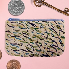 Abstract Pattern Freestyle Painting Large Coin Purse by Wegoenart