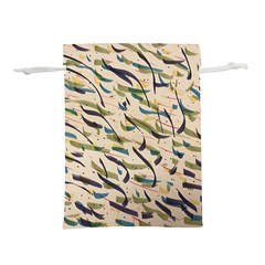 Abstract Pattern Freestyle Painting Lightweight Drawstring Pouch (l) by Wegoenart