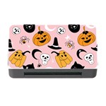 Pumpkin Cat Pattern Skull Memory Card Reader with CF Front