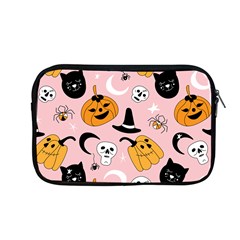 Pumpkin Cat Pattern Skull Apple Macbook Pro 13  Zipper Case by Wegoenart