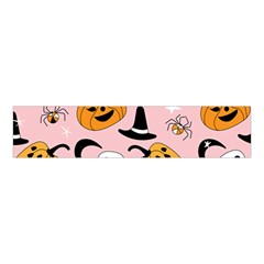 Pumpkin Cat Pattern Skull Velvet Scrunchie by Wegoenart